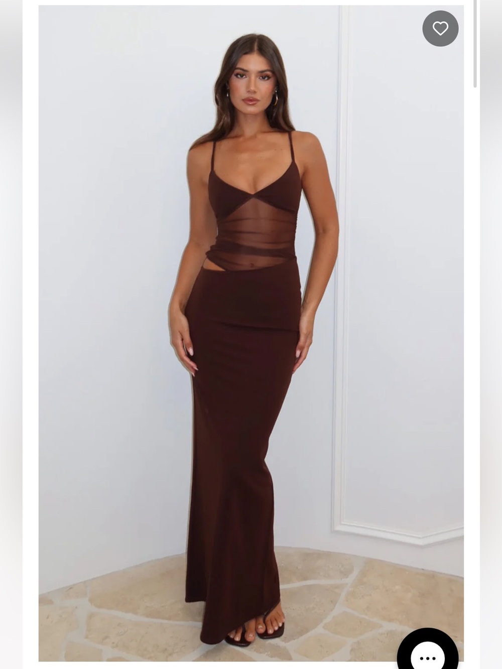 White Fox Call Me Up Maxi Dress